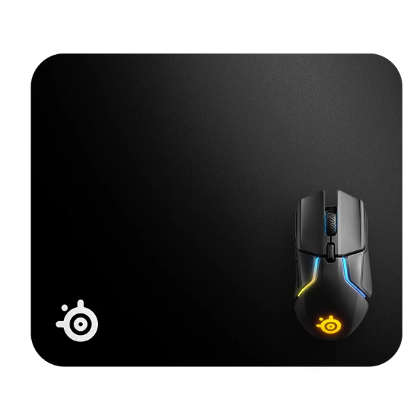 Medžiaginis pelės kilimėlis SteelSeries QcK Heavy Medium 2020 Edition, Juodos spalvos