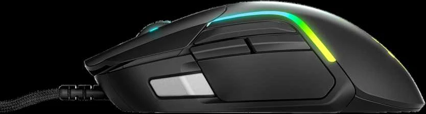 Žaidimų pelė su laidu SteelSeries Rival 5, Juodos spalvos