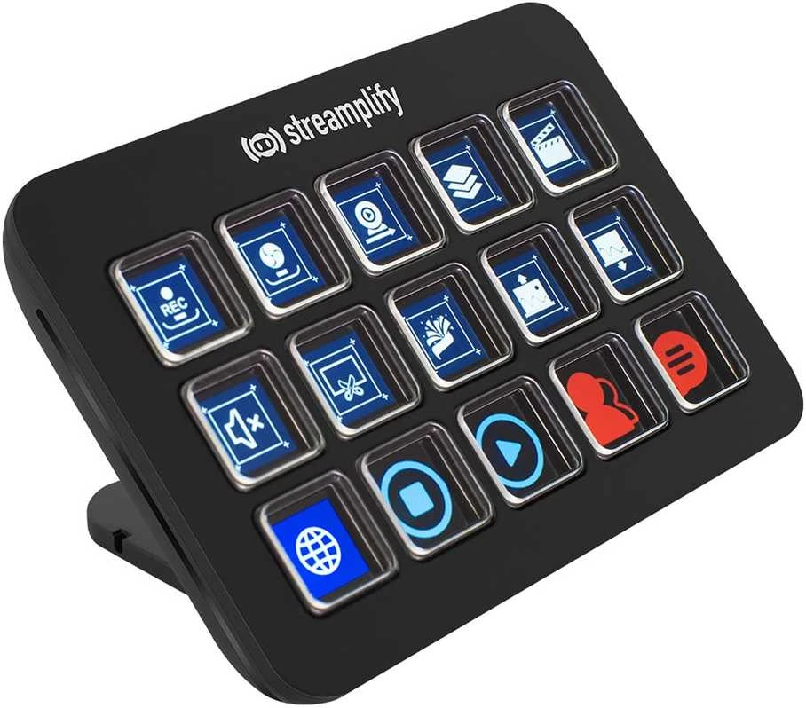 „Streamplify STREAMING DECK ONE“ srauto valdiklis – juodos spalvos
