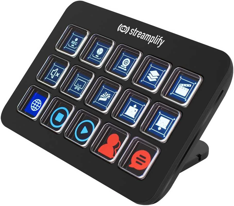 „Streamplify STREAMING DECK ONE“ srauto valdiklis – juodos spalvos
