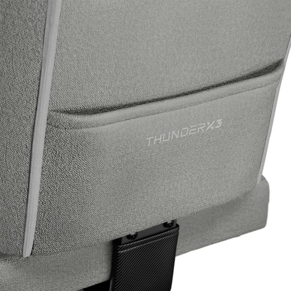 ThunderX3 SOLO 360 ergonomiška žaidimų kėdė – „Loft Air“, šviesiai pilka