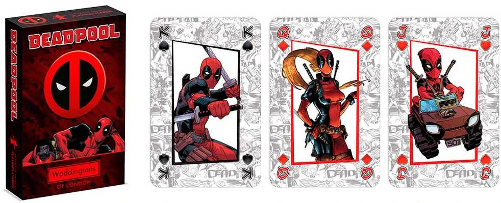 Winning Moves Deadpool Žaidimo kortos Waddingtons No.1 (Anglų)