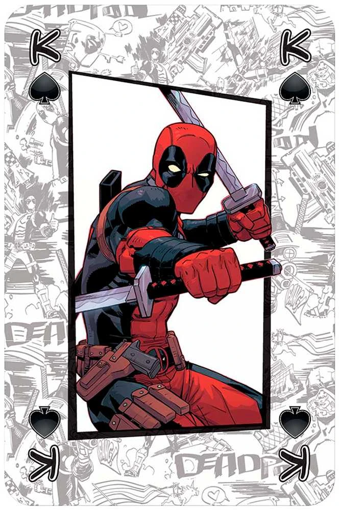 Winning Moves Deadpool Žaidimo kortos Waddingtons No.1 (Anglų)