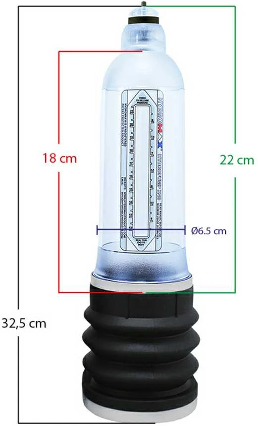 „Bathmate“ – „HydroXtreme9“ varpos pompa, krištolo skaidrumo