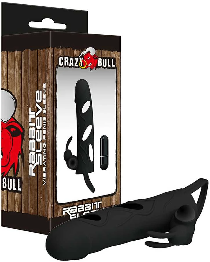 Pretty Love Male LYBAILE Pretty Love 5,5 Inch Vibrating Penis Sleeve Juodas