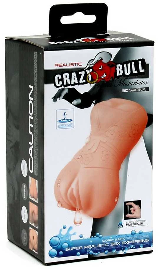 Crazy Bull Realistiškas masturbatoriaus vagina kūnas su kibernetu oda
