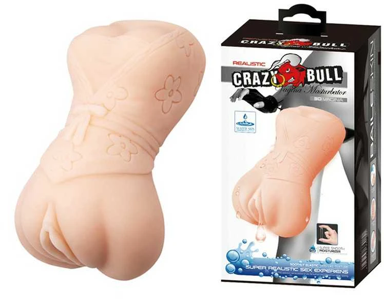 Crazy Bull Realistiškas masturbatoriaus vagina kūnas su kibernetu oda