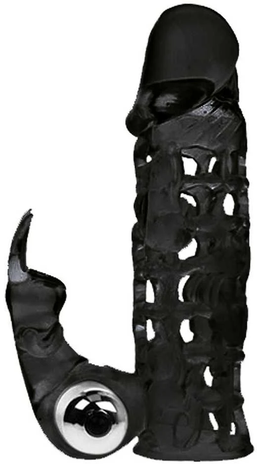 Crazy Bull BAILE Vibruojanti varpos prailginimo rankovė 10 režimų 18cm