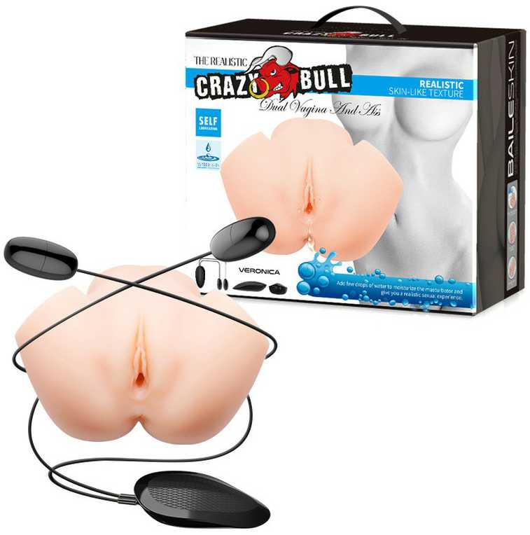 LYBAILE Crazy Bull Dual vagina ir asilo kūnas