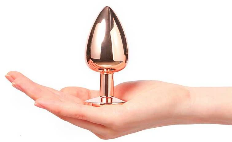Marc Dorcel Dekoratyvinis analinis kištukas metalinis Dorcel deimantinis kištukas 9cm