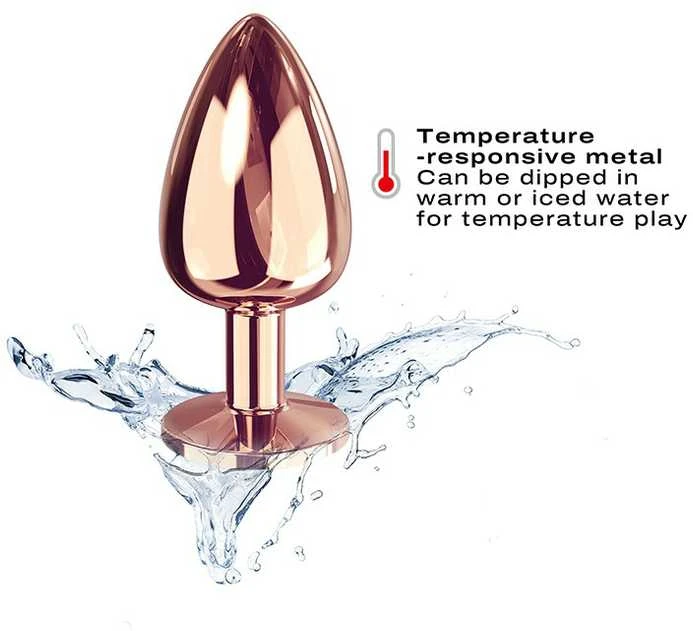 Marc Dorcel Dekoratyvinis analinis kištukas metalinis Dorcel deimantinis kištukas 9cm