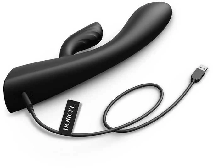Marc Dorcel Flexi Rabbit zuikio vibratorius Juodas