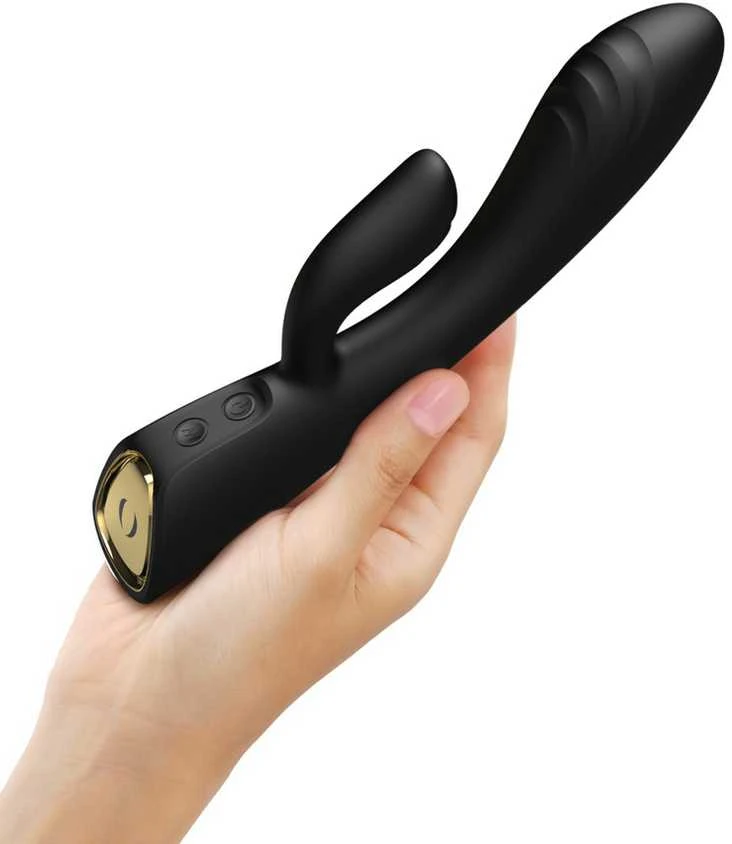 Marc Dorcel Flexi Rabbit zuikio vibratorius Juodas