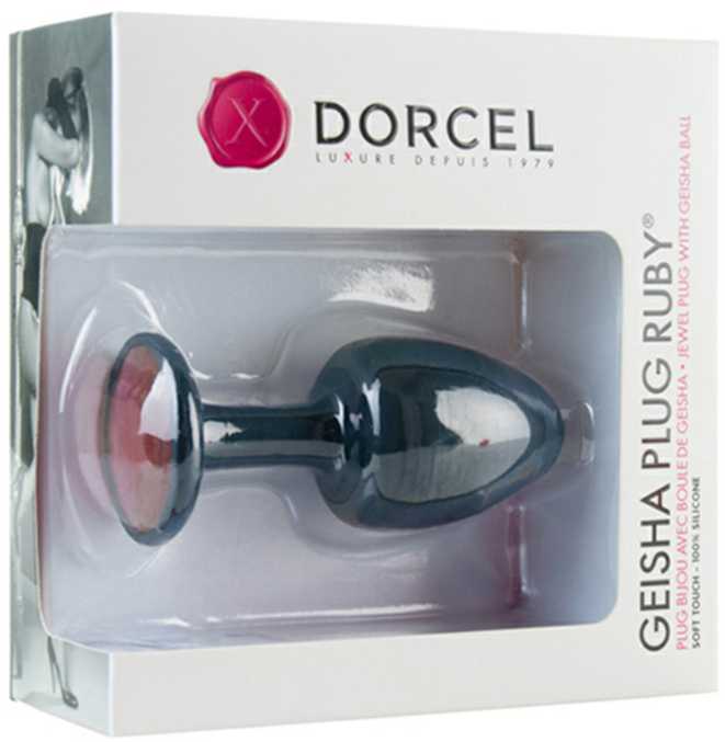 Marc Dorcel Analinis kištukas su kristaliniu dorcel geišos kištukas m 8cm