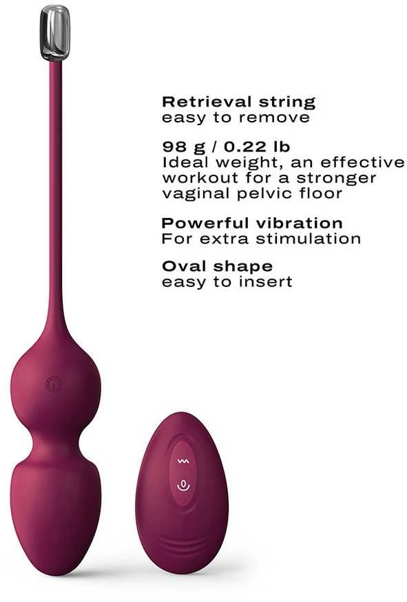 Marc Dorcel DORCEL Silikoniniai makšties kiaušiniai Meilės kamuoliukai. Makšties sienelių stimuliavimas ir sužadinimas.