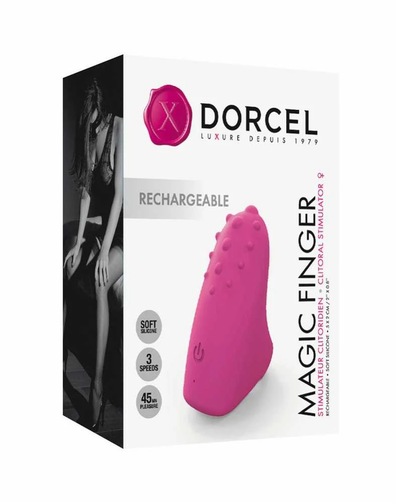 Wibrator na palec stymulator dorcel magic finger
