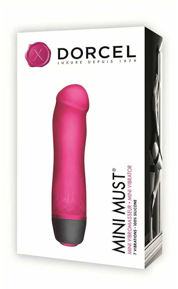 Marc Dorcel Klasikinis Dorcel Mini Must vibratorius, 7 režimai, 12 cm