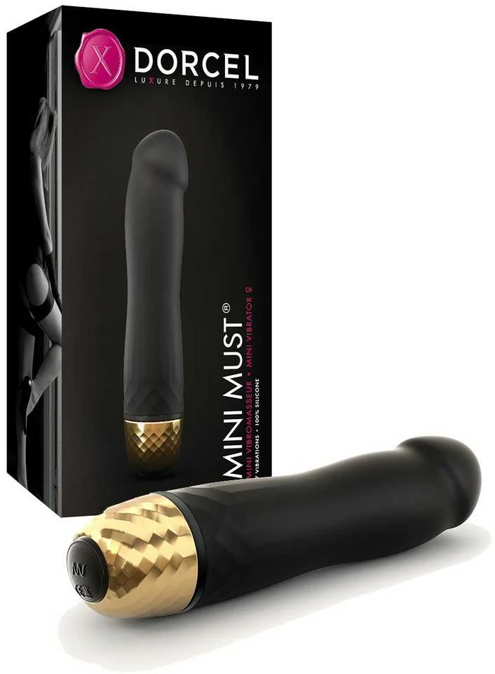 Marc Dorcel Klasikinis Dorcel Mini Must vibratorius, 7 režimai, 12 cm