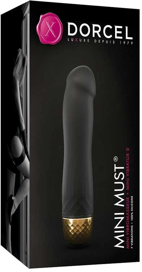 Marc Dorcel Klasikinis Dorcel Mini Must vibratorius, 7 režimai, 12 cm