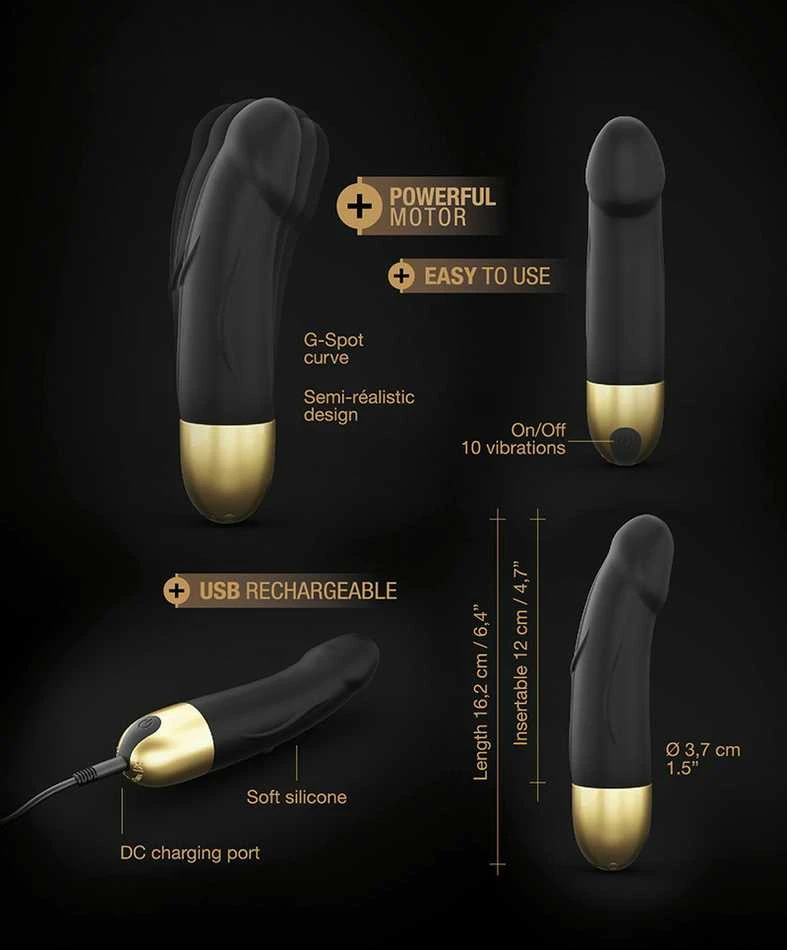 Marc Dorcel Dorcel Real Vibrations tikroviškas vibratorius 16cm