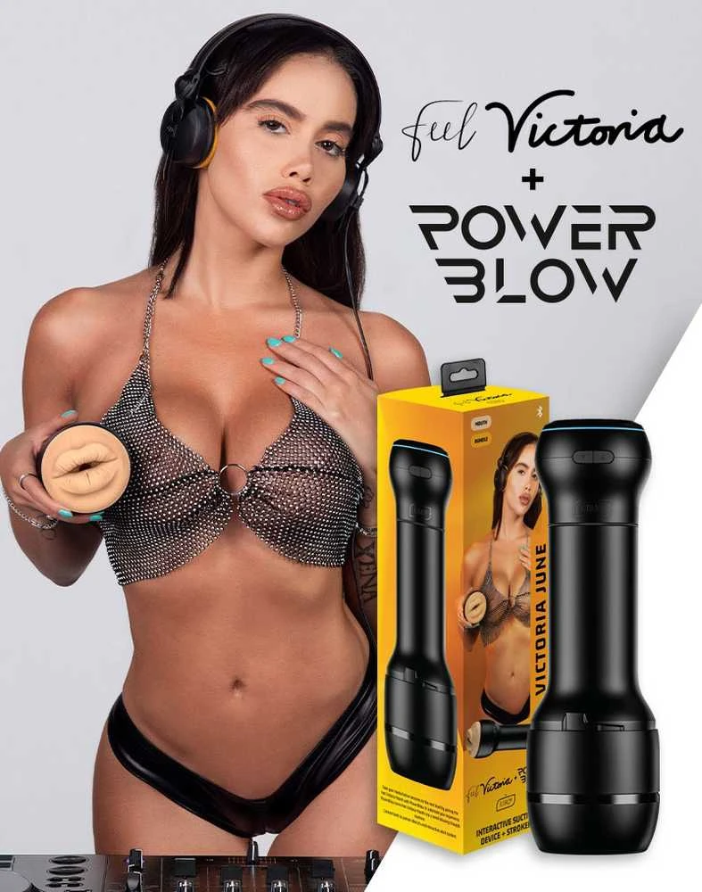 Kiiroo PowerBlow ir FeelVictoria Jun
