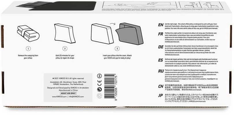 Kiiroo pagalvė masturbatoriui Keon Multifunctional Pillow