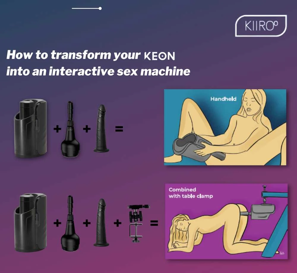 Kiiroo masturbatoriaus laikiklis KEON Table Clamp