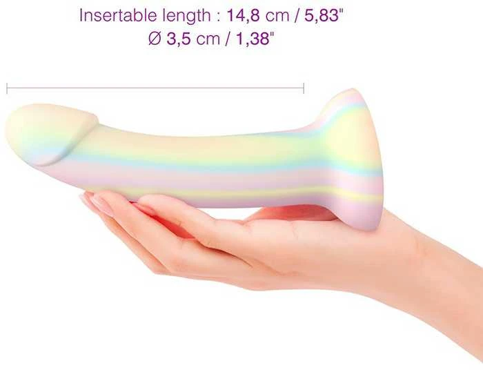 Love To Love Pastel vandeniui atsparus dildo su stipriu siurbtuku