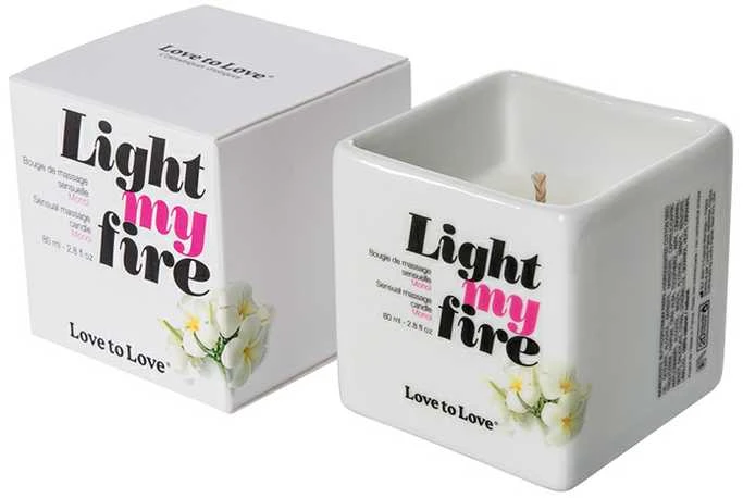 Love To Love LIGHT MY FIRE - MASAŽINĖ ŽVAKĖ - MONOI 65G / 2.2OZ.