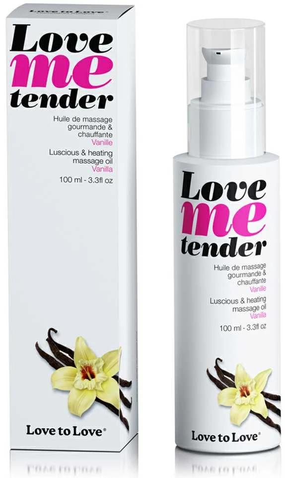 Love To Love LOVE ME TENDER - MASAŽINIS ALIEJUS - VANILĖ 100ML / 3.3FL.OZ.