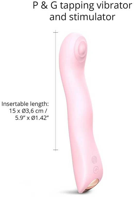 Vibratorius Love To Love makšties ir analiniam stimuliavimui, 10 režimų