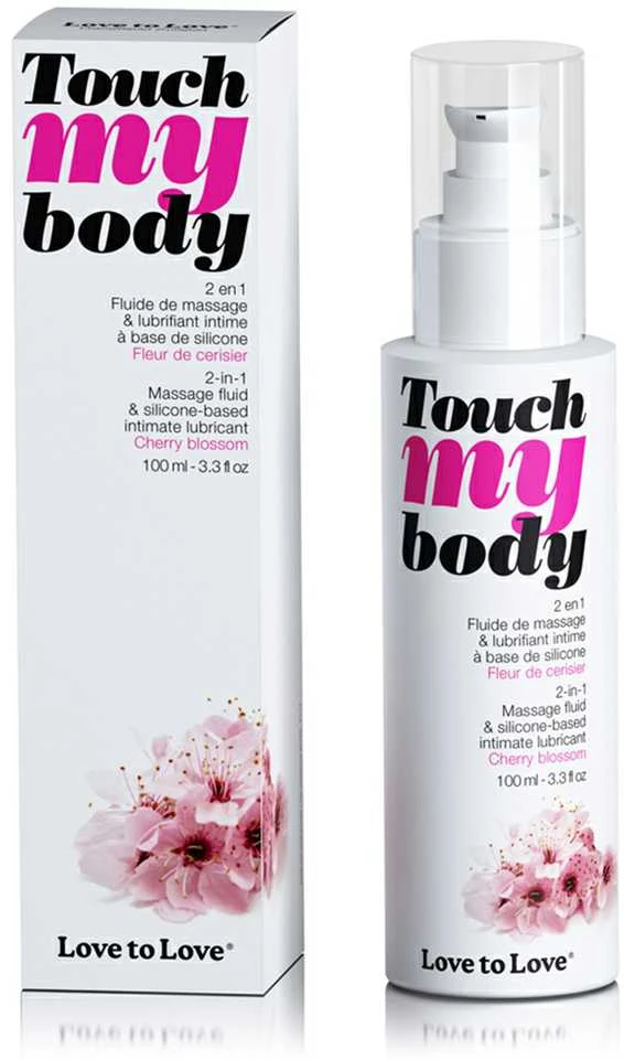 Love To Love TOUCH MY BODY – MASAŽAS IR LUBRIKANTAS – VYŠNIŲ ŽIEJIMAS 100ml / 3.3FL.OZ.