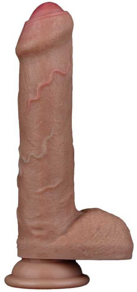LoveToy 8 colių dvigubo sluoksnio silikoninis varpa