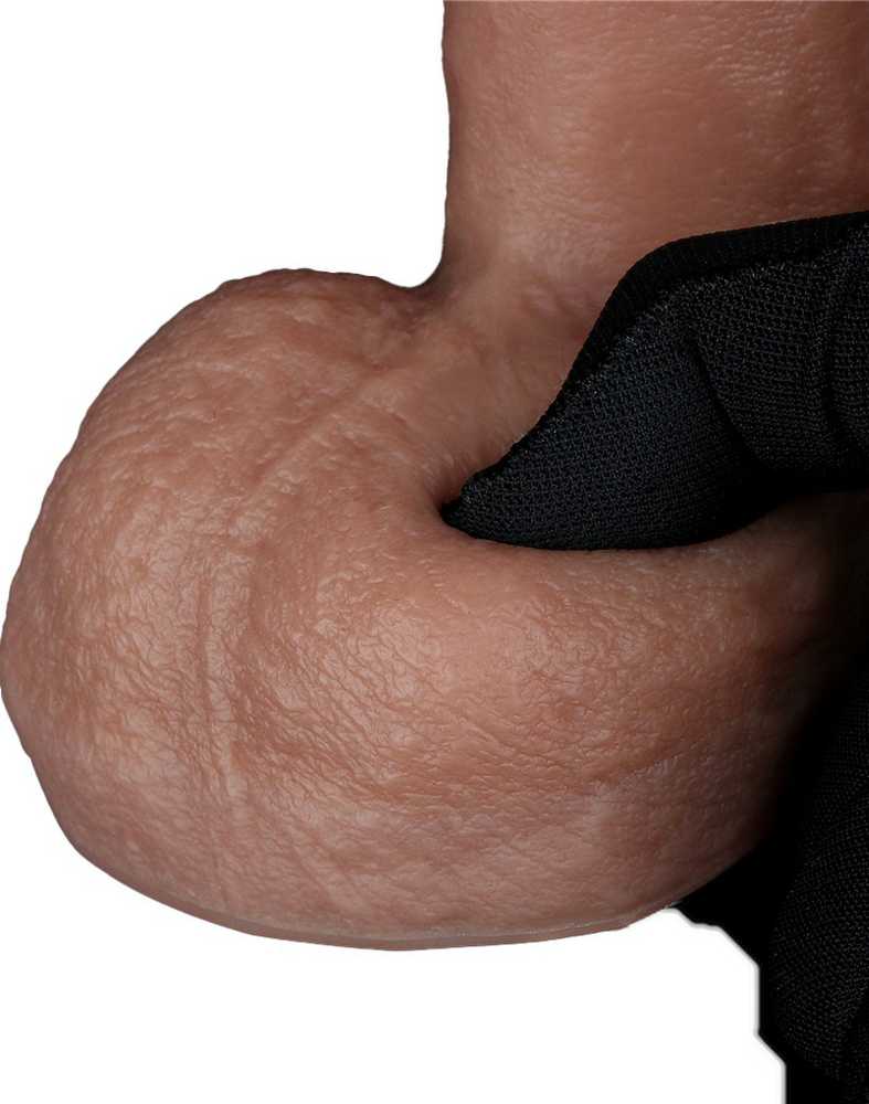 LoveToy 8 colių dvigubo sluoksnio silikoninis varpa