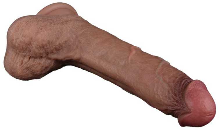 LoveToy 8,5 colio dvisluoksnis silikoninis varpa