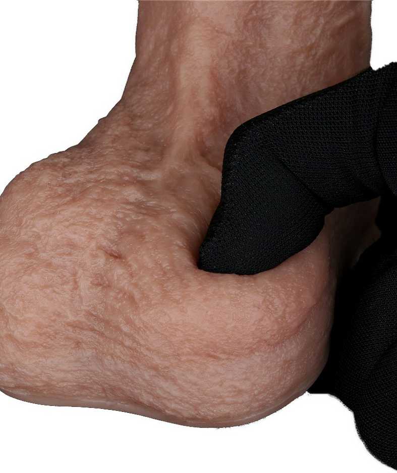 LoveToy 8,5 colio dvisluoksnis silikoninis varpa