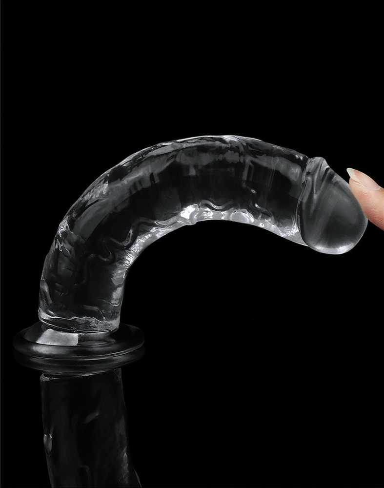 LoveToy Nepriekaištingas skaidrus dildo 7.0''