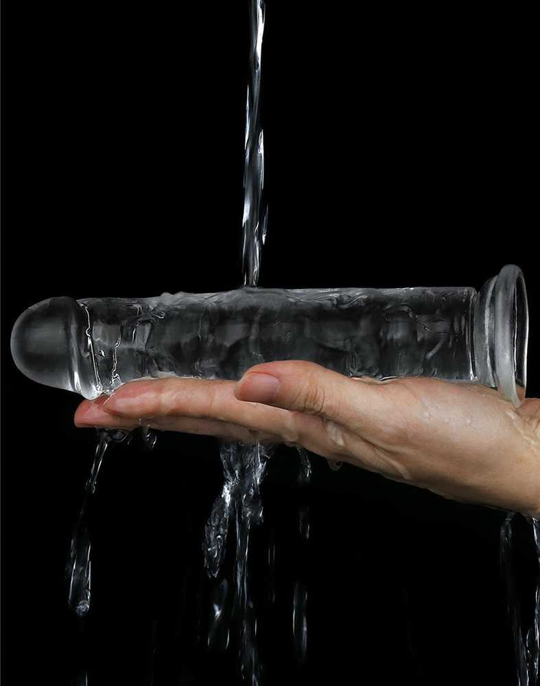 LoveToy Nepriekaištingas skaidrus dildo 7.0''