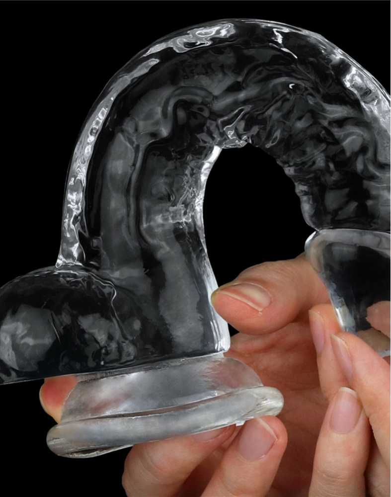 LoveToy Skaidrus dildo 7,5''