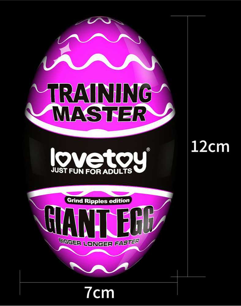 LOVETOY Giant Egg Masturbator Violetinė