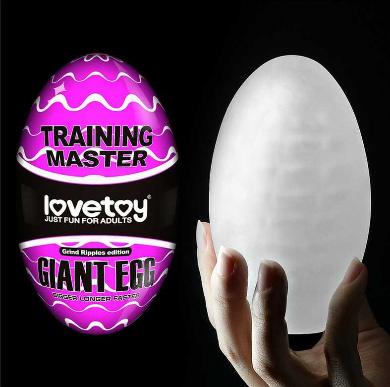 LOVETOY Giant Egg Masturbator Violetinė