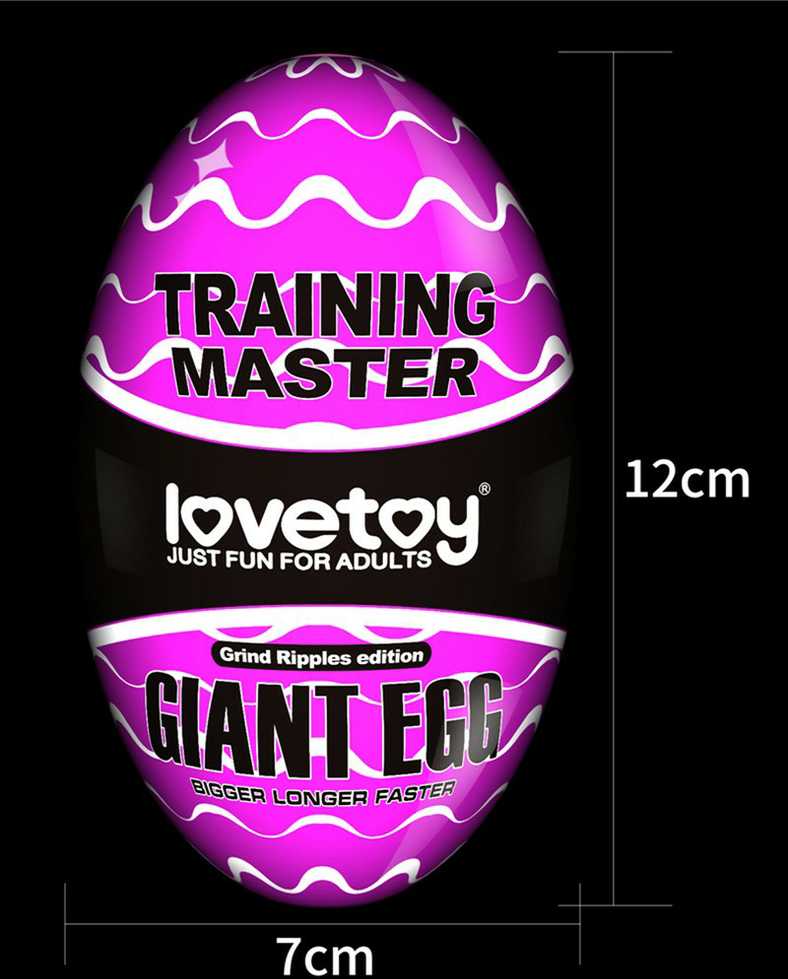 LOVETOY Giant Egg Masturbator Violetinė