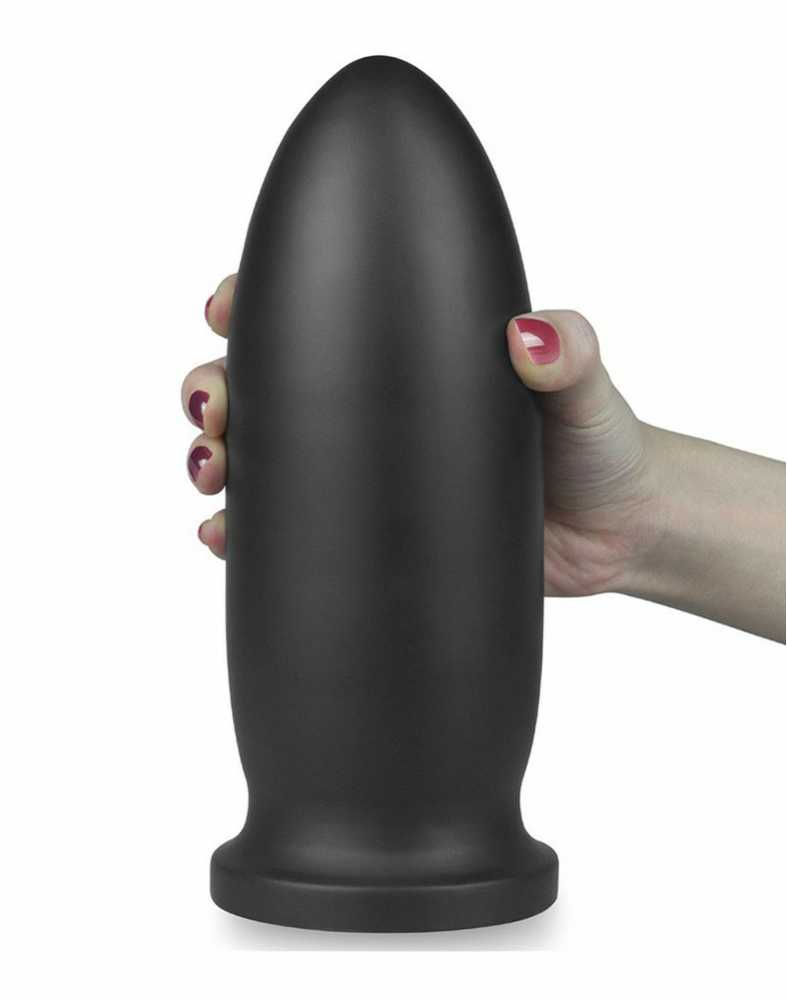 Lovetoy Lankstus storas analinis kištukas su siurbtuku 23 cm