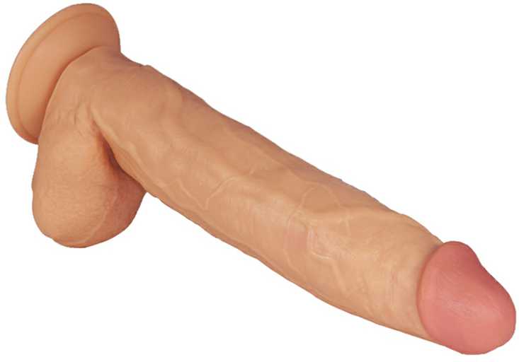 LoveToy 11" Legendinis karališko dydžio realistinis dildo