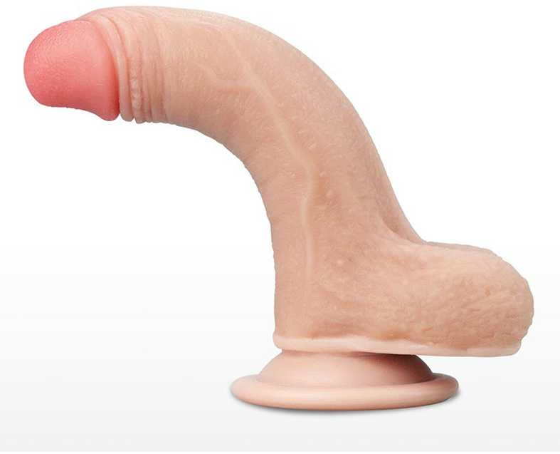 LoveToy 7'' Sliding-Skin Dildo