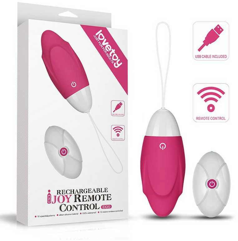 Lovetoy Silky vibruojantis kiaušinis stiprios vibracijos nuotolinio valdymo pultas