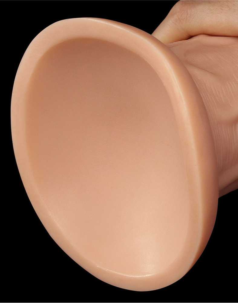 LoveToy 9,5 colio realistiškas lenktas dildo