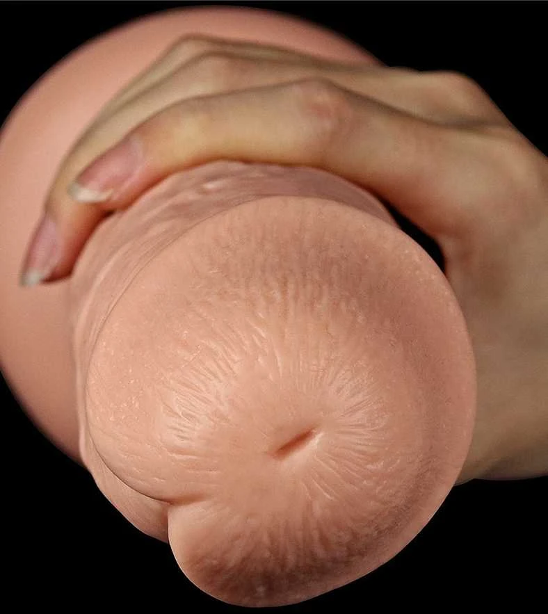 Lovetoy Long galingas dildo su siurbtuku ir venomis 28 cm