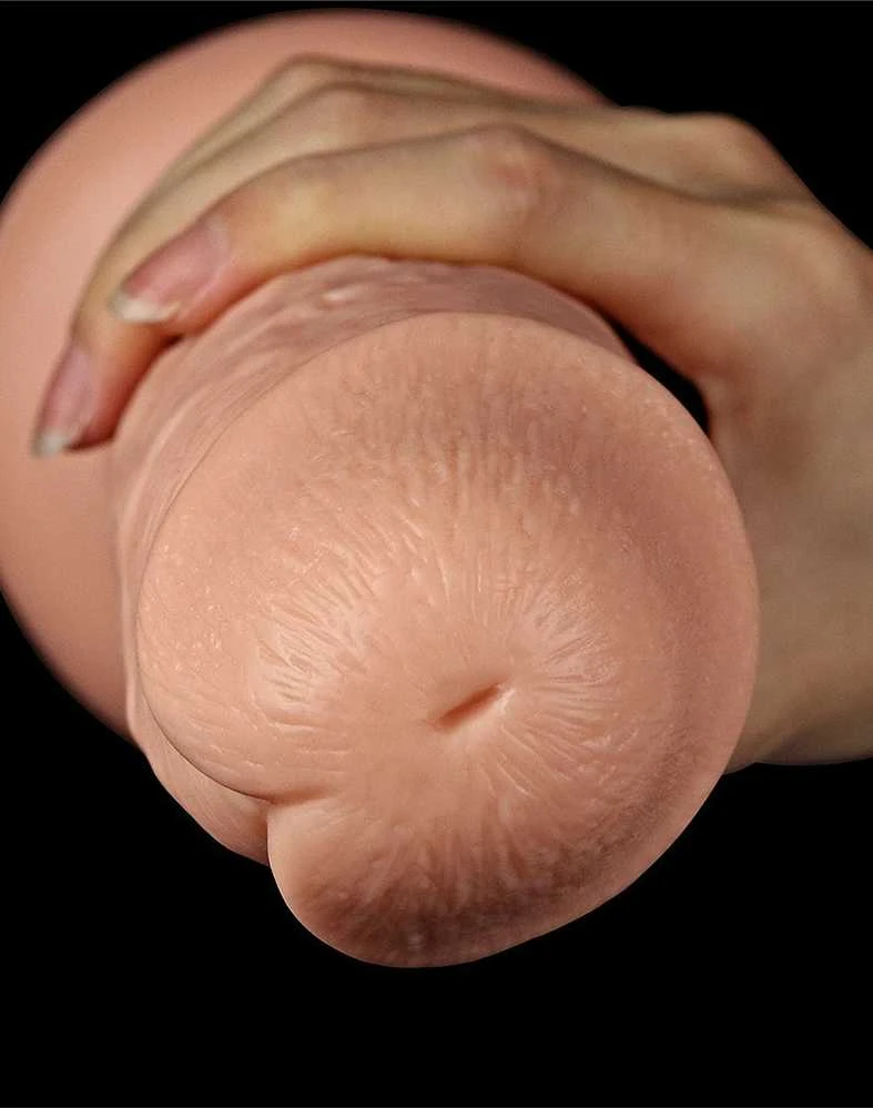 Lovetoy Long galingas dildo su siurbtuku ir venomis 28 cm