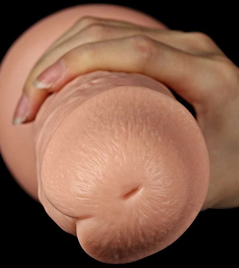 LoveToy 11 colių realistiškas ilgas vibruojantis dildo